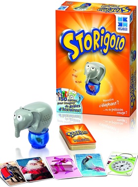 Megableu Storigolo德国原版故事接龙卡牌桌游家庭亲子互动游戏