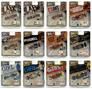 世嘉迷你手指滑板合金支架带贴纸配件工具 Fingerboard Tech Deck