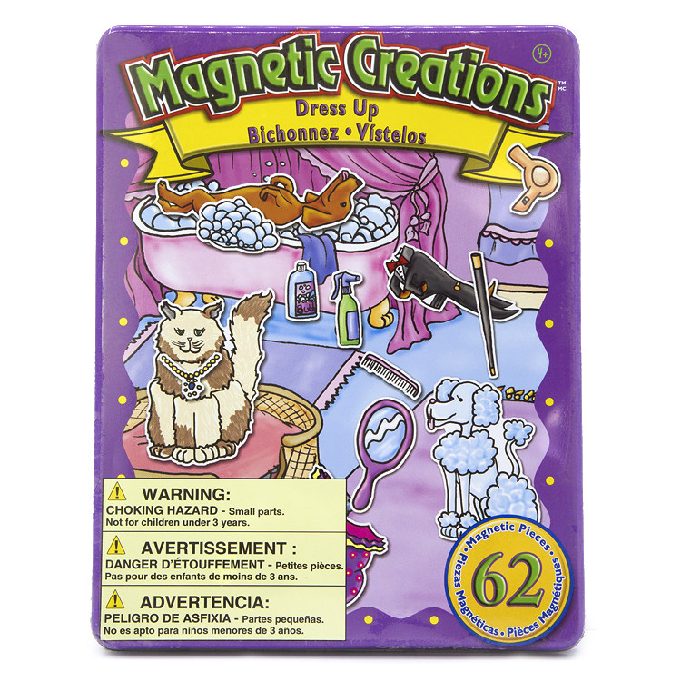 Magnetic Creations DRESS UP 宠物换衣场景磁性拼图益智游戏