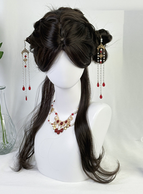 【灼灼韶华】假发女黑色自然日常蓬松清冷感长直发古风新中式造型