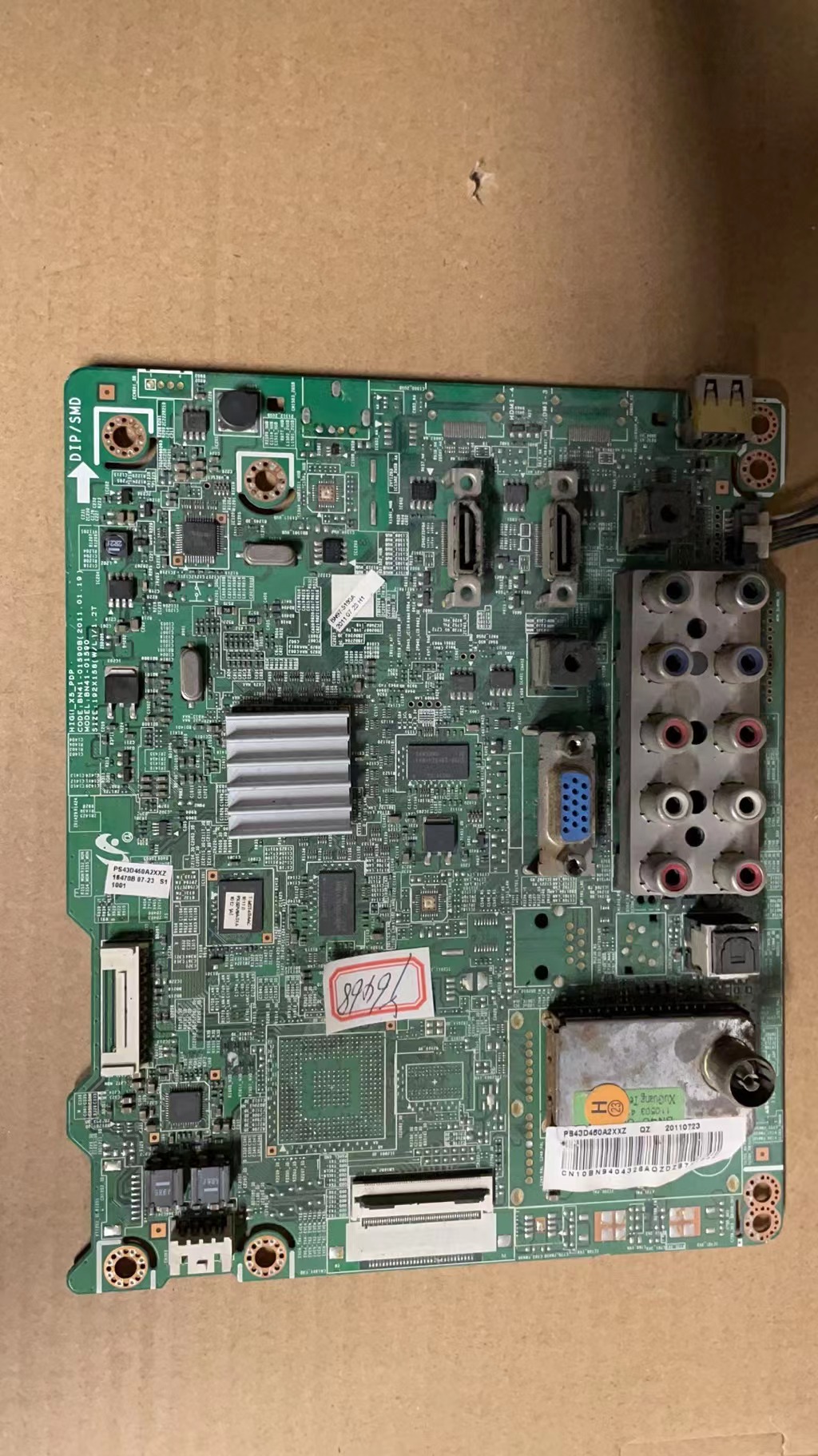 拆机液晶三星 PS43D450A2 主板 BN41-01590B 配屏S43AX-YB01