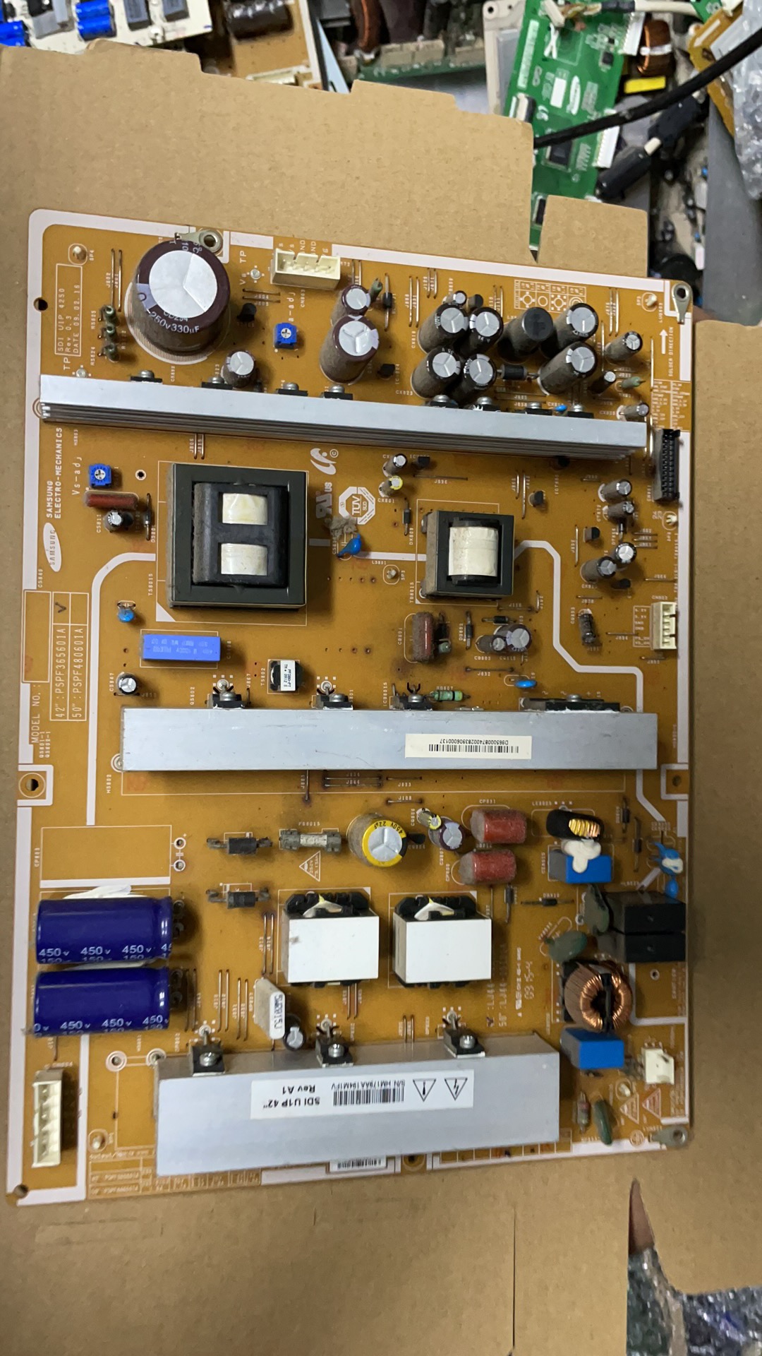 长虹等离子PT42718NHD 线路电视电源板 LJ44一00179A PSPF365601A