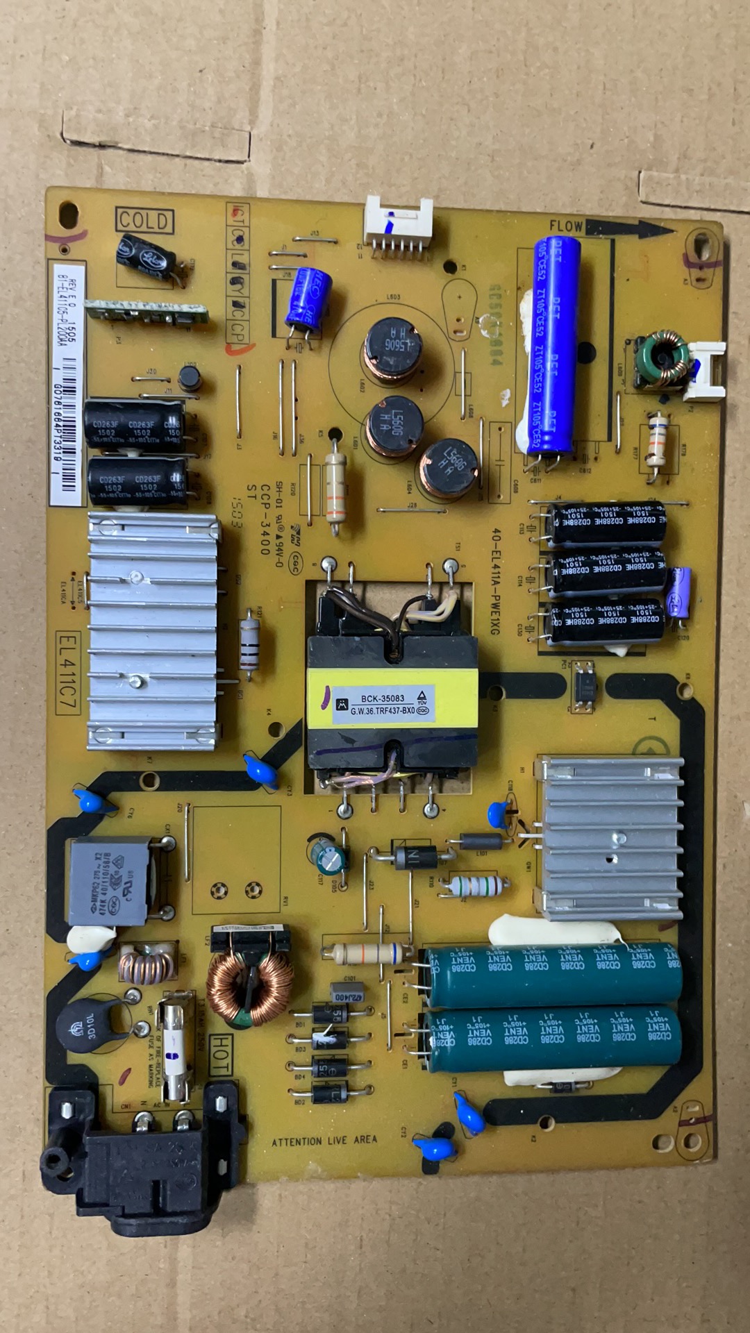 TCL电视 lL48F2890A2 L48F1600E L48F3700A电源板40EL411APWE1XG