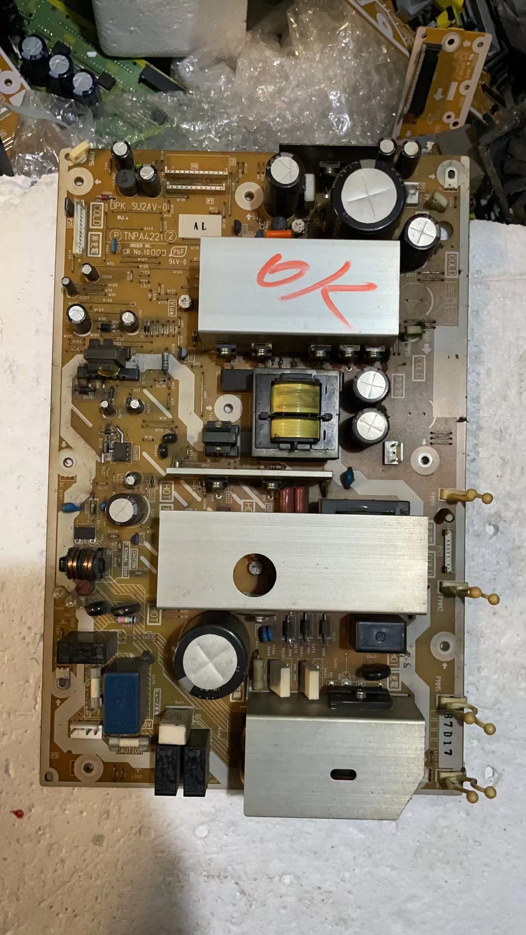 松下TH-42PV70C 42PV70C电源板TNPA4221