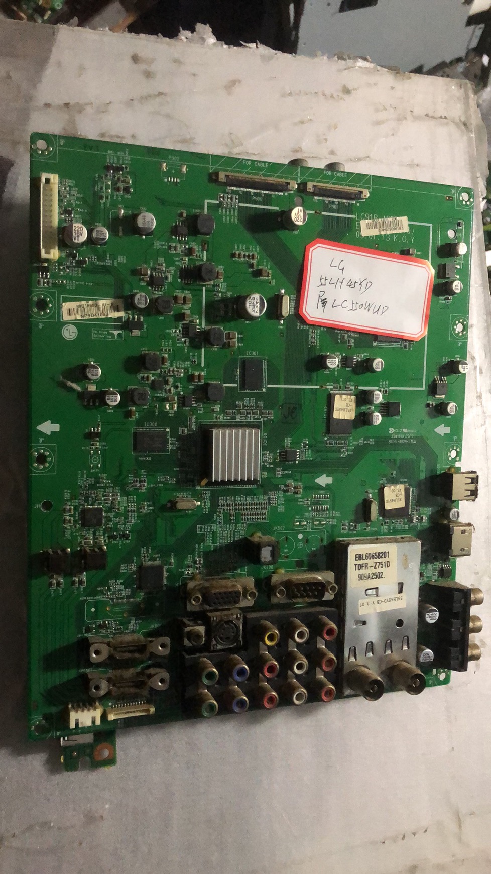 原装 LG 55LH45YD-CB主板 EAX60737402(0) 配屏LC550WUD(SB)实物