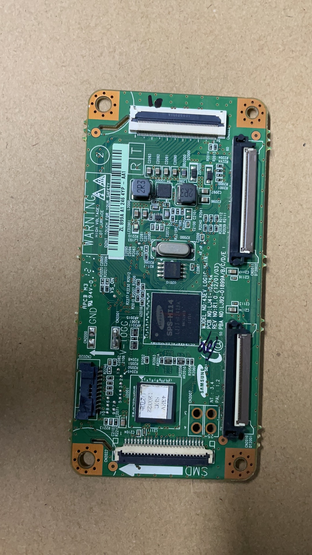 三星PS43E400U1R屏S43SD-YB01 逻辑板 LJ41-10234A LJ92-01899A