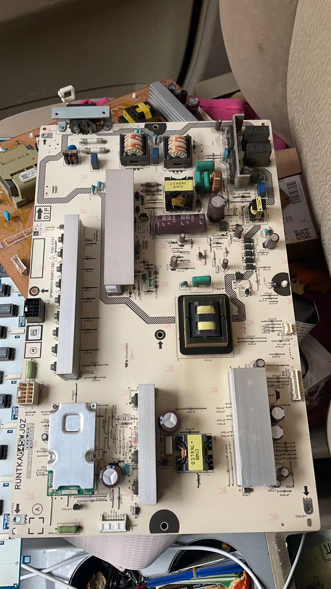 夏普LCD-52LE700A 46LE700A 电源板 RUNTKA645WJQZ QPWBS0316SNPZ