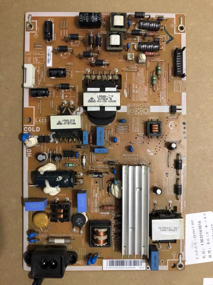 UA40/46F5000AR 46F5080电源板L42SF-DDY BN44-00609D/B/00610d/a