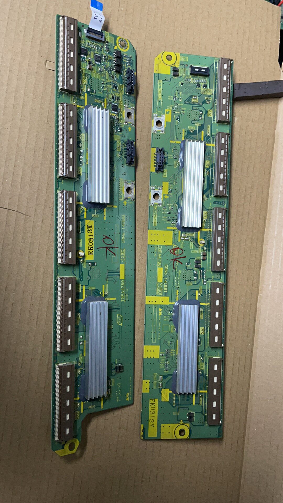 原装松下 TH-P50G11C TH-P50S10C 缓冲板 TNPA4788 TNPA4789 一套