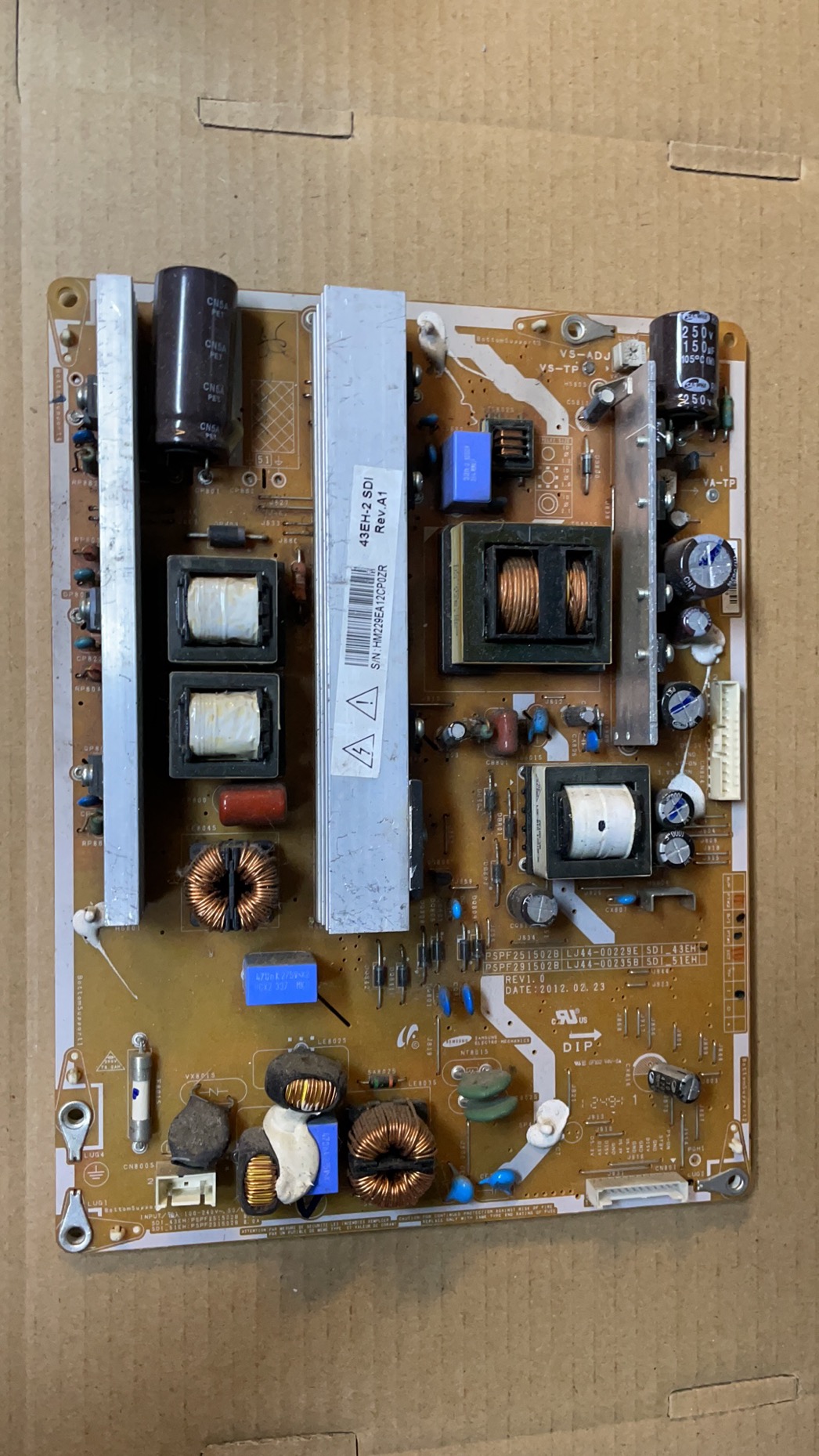 原长虹等离子3D43A3030D P43H21 P51H02电源板LJ44-00229E