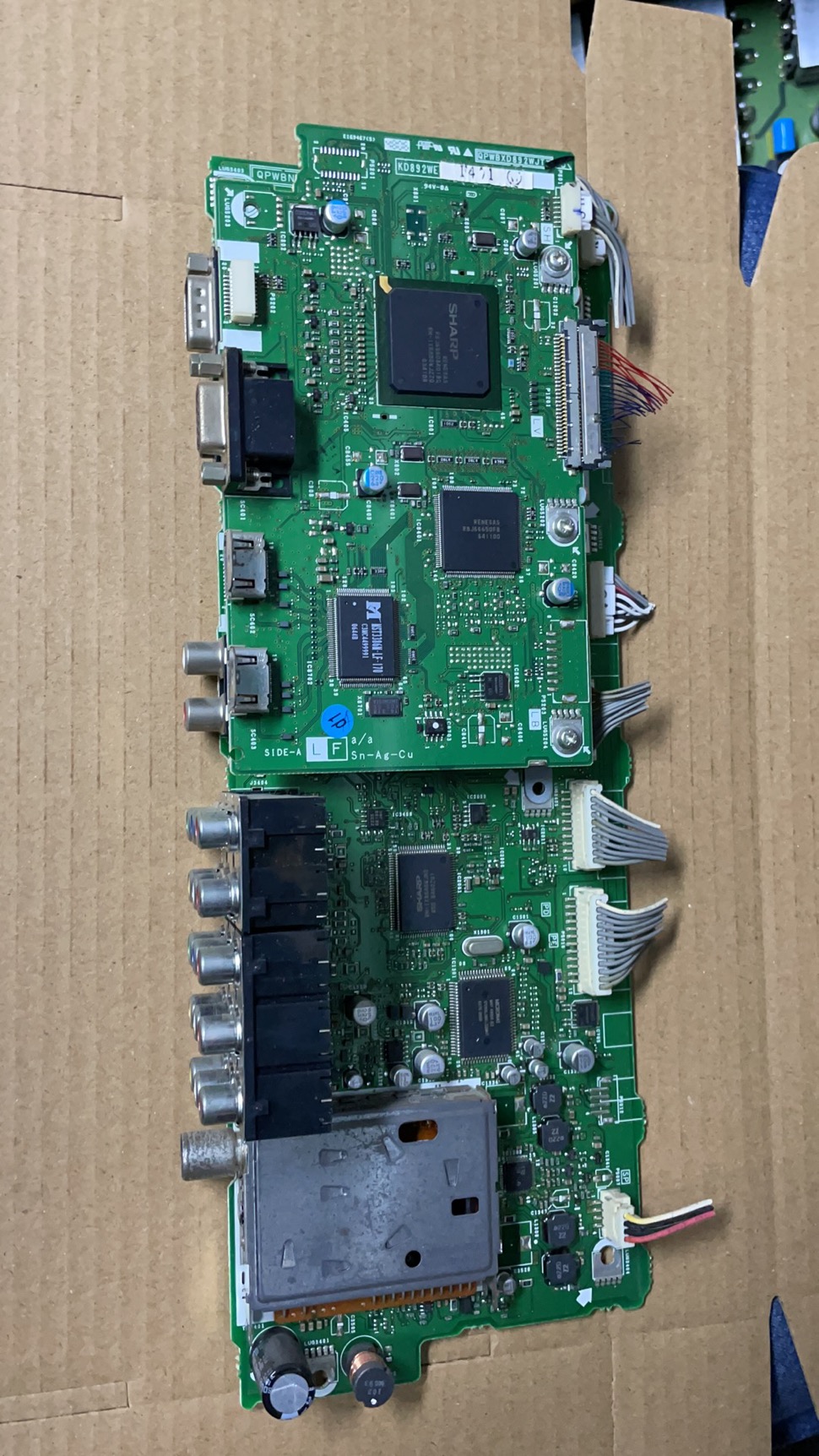 夏普LCD-46GK9/37BX5 LCD-46BK7主板QPWBND893WJNB KD893WE
