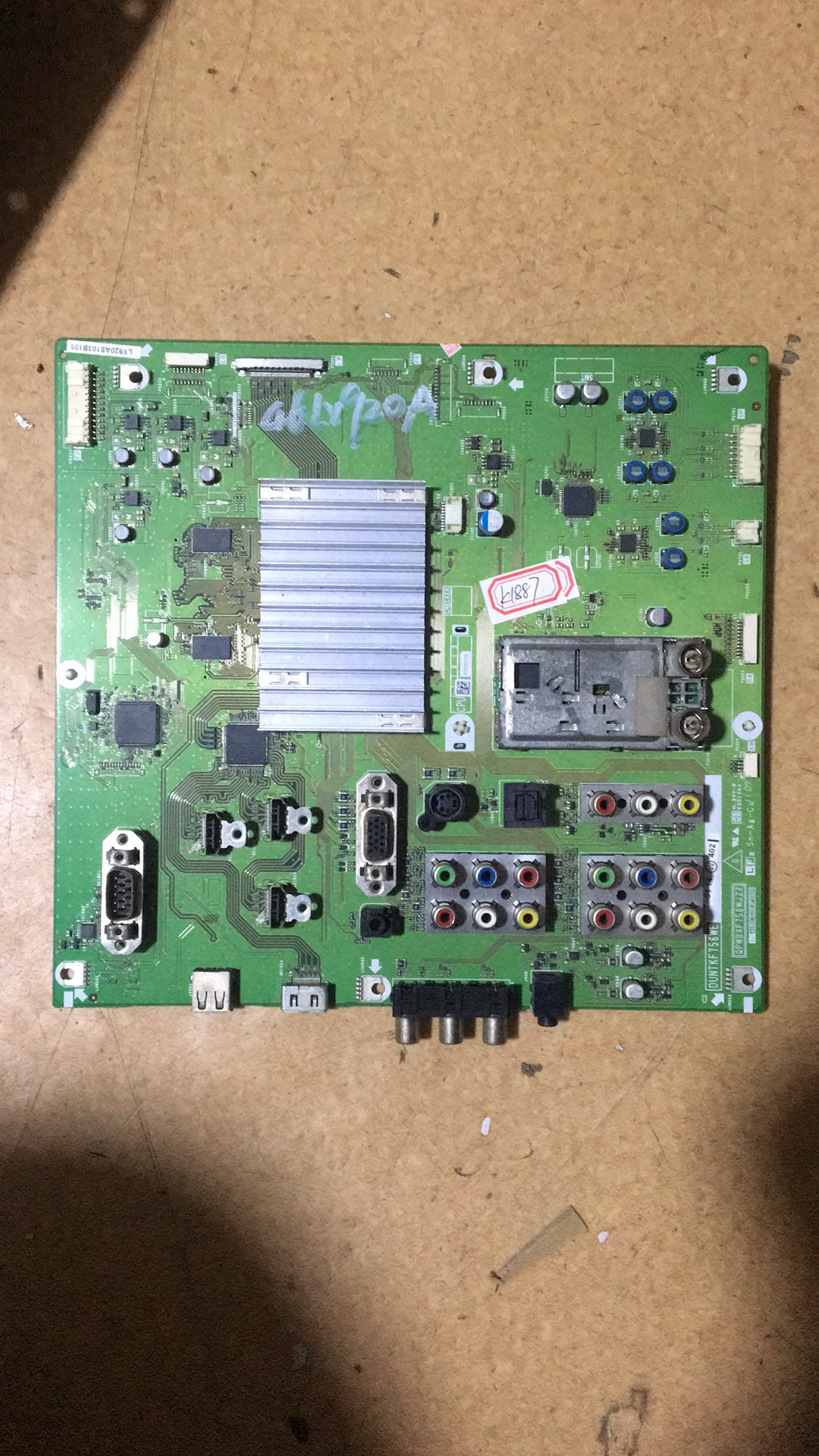 原装夏普46/52/60LX920A主板 QPWBXF756WJZZ DUNTKF756WE 030D