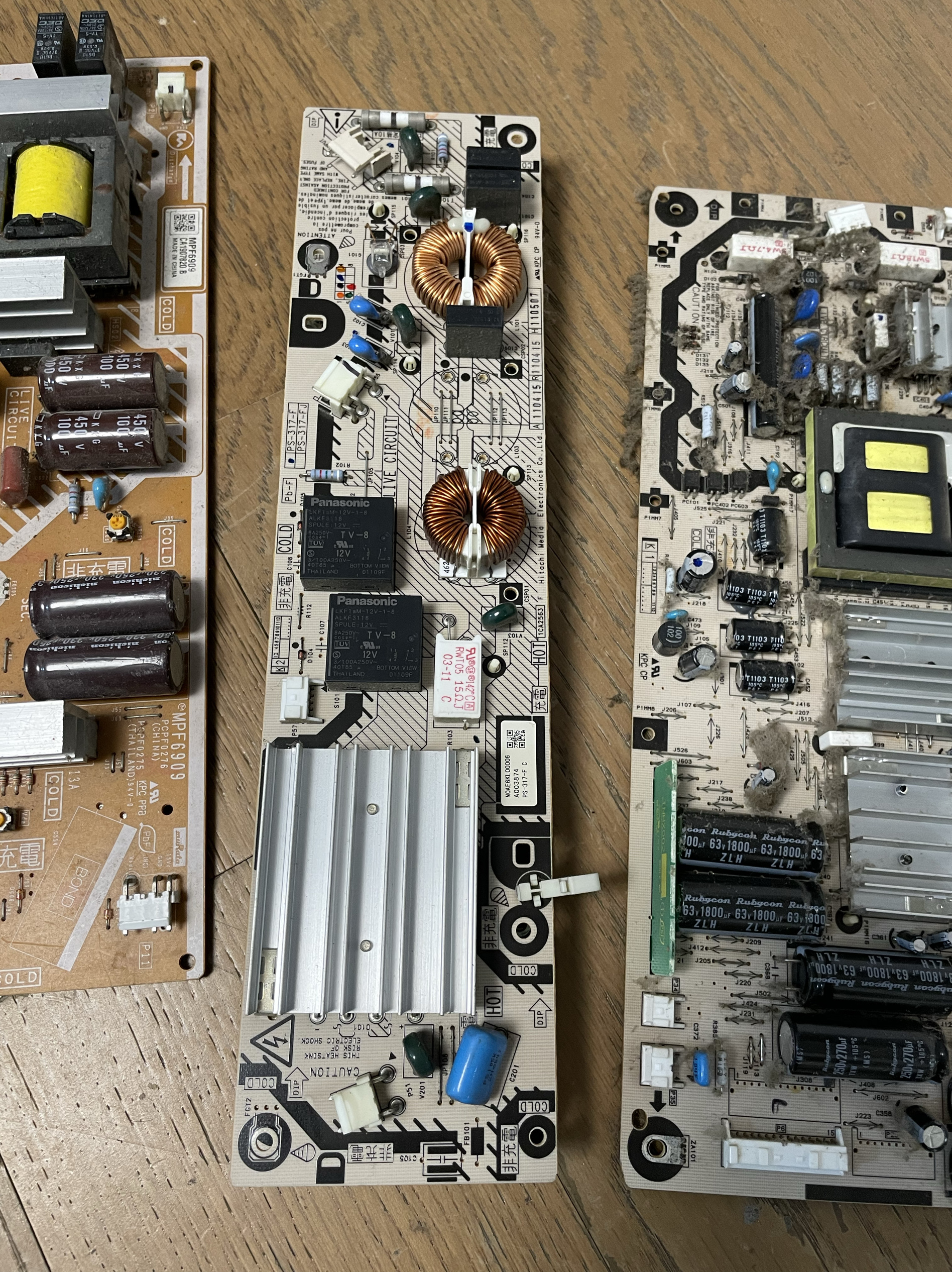 原松下TH-P55VT31C TH-P55GT32C电源板PS-317-M C测好