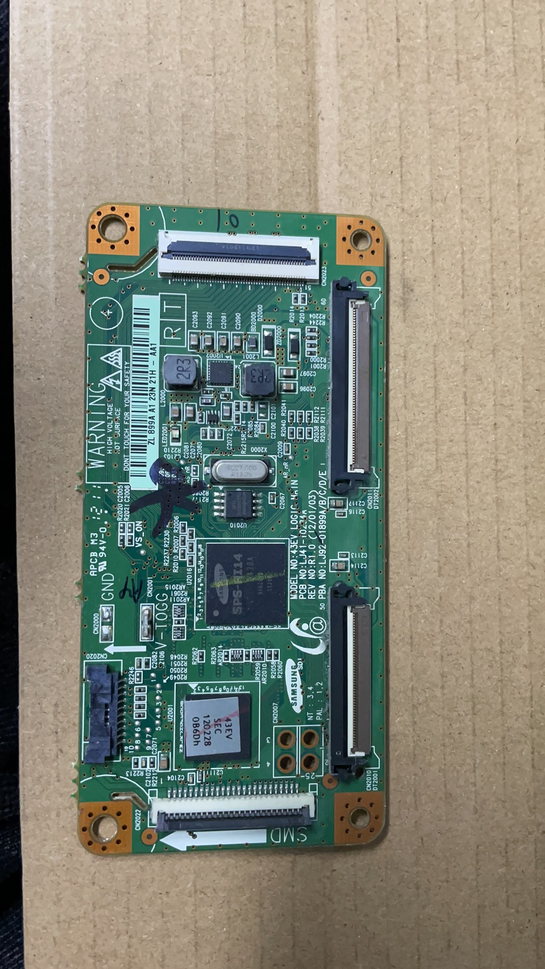 三星PS43E400U1R屏S43SD-YB01 逻辑板 LJ41-10234A LJ92-01899A