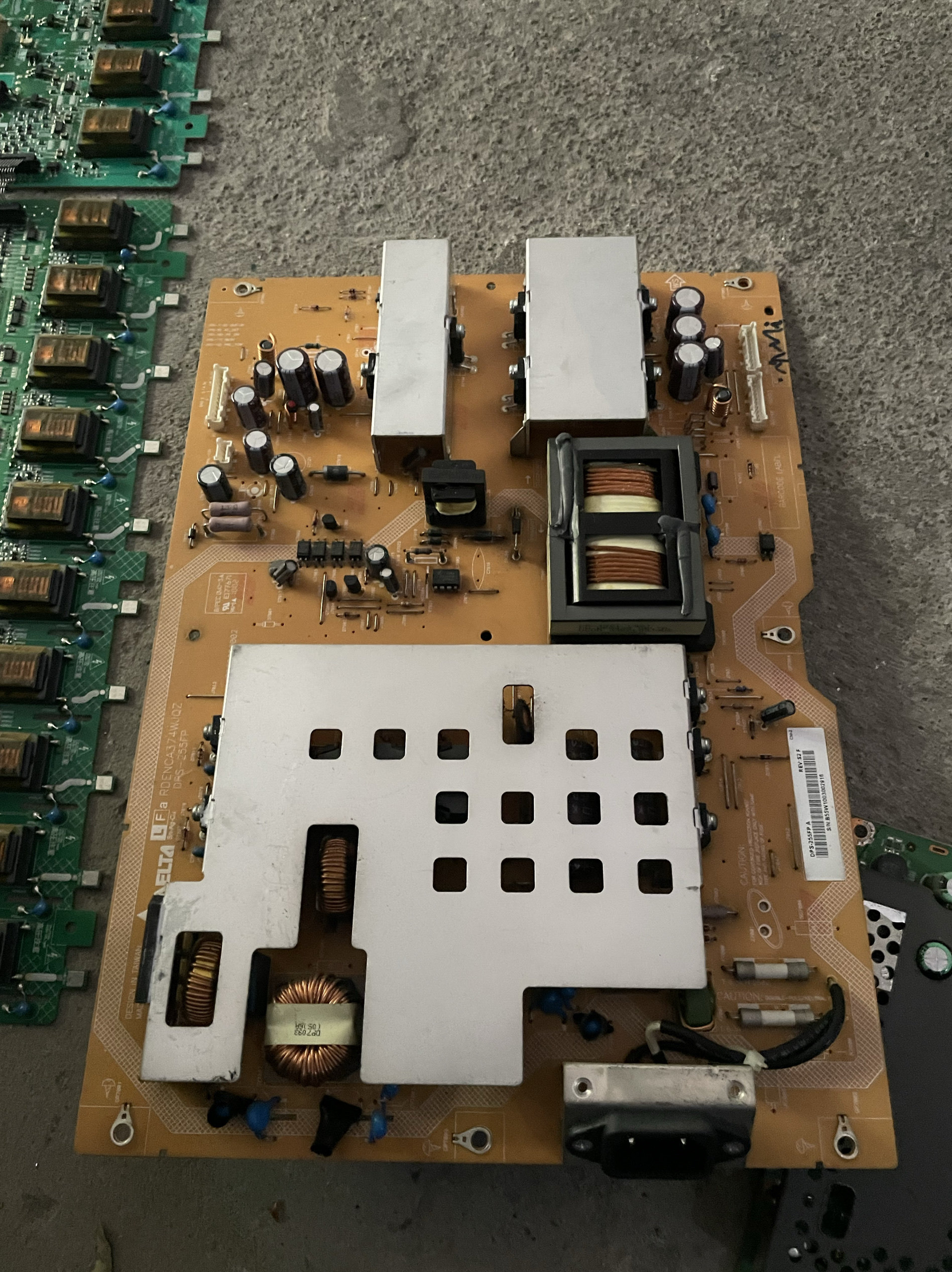 原装夏普LCD-52Z770A电源板 LCD-52E77A RDENCA374WJQZ DPS-255FP