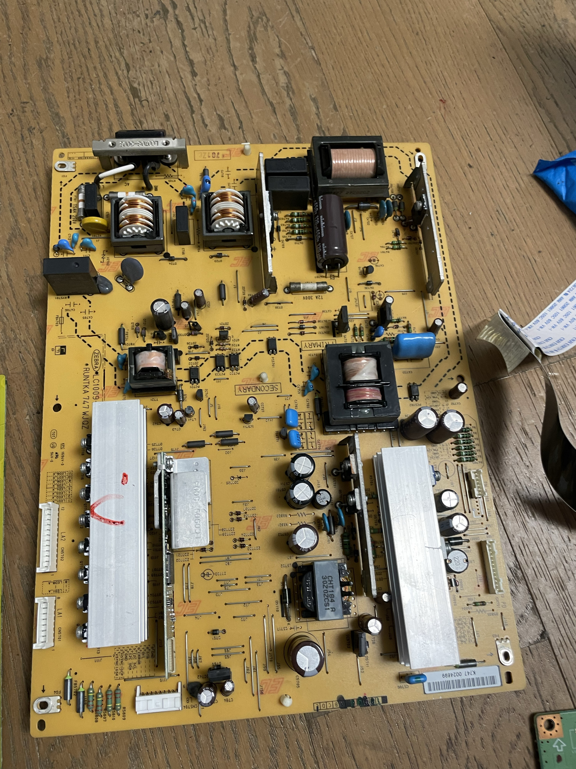 LCD-46LX920A 52LX925A电源板RUNTKA747WJQZ LC1009-4101