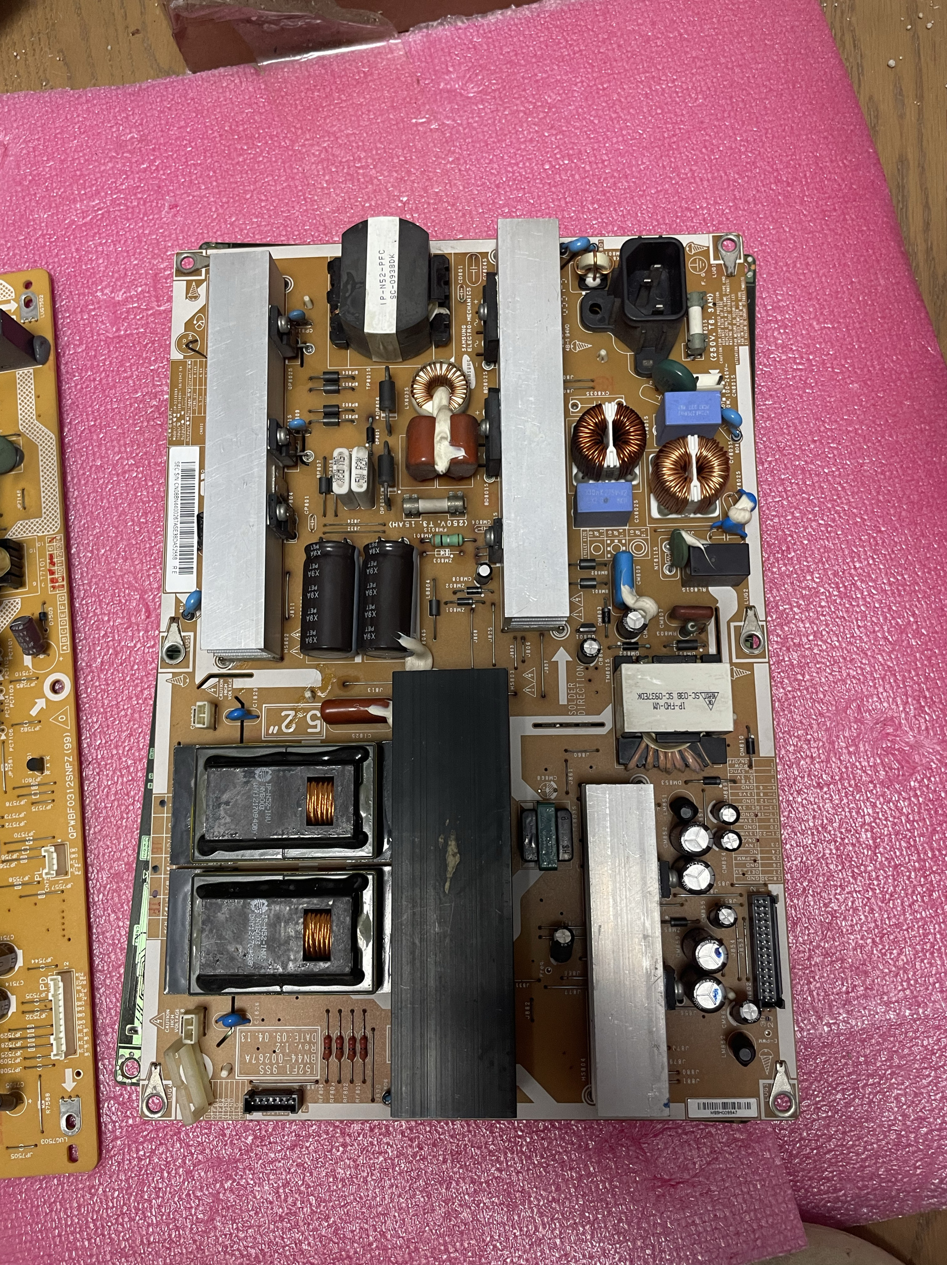 LA52B750U1FLA52B620R3FLA52B550K1F电视电源板BN44-00267A