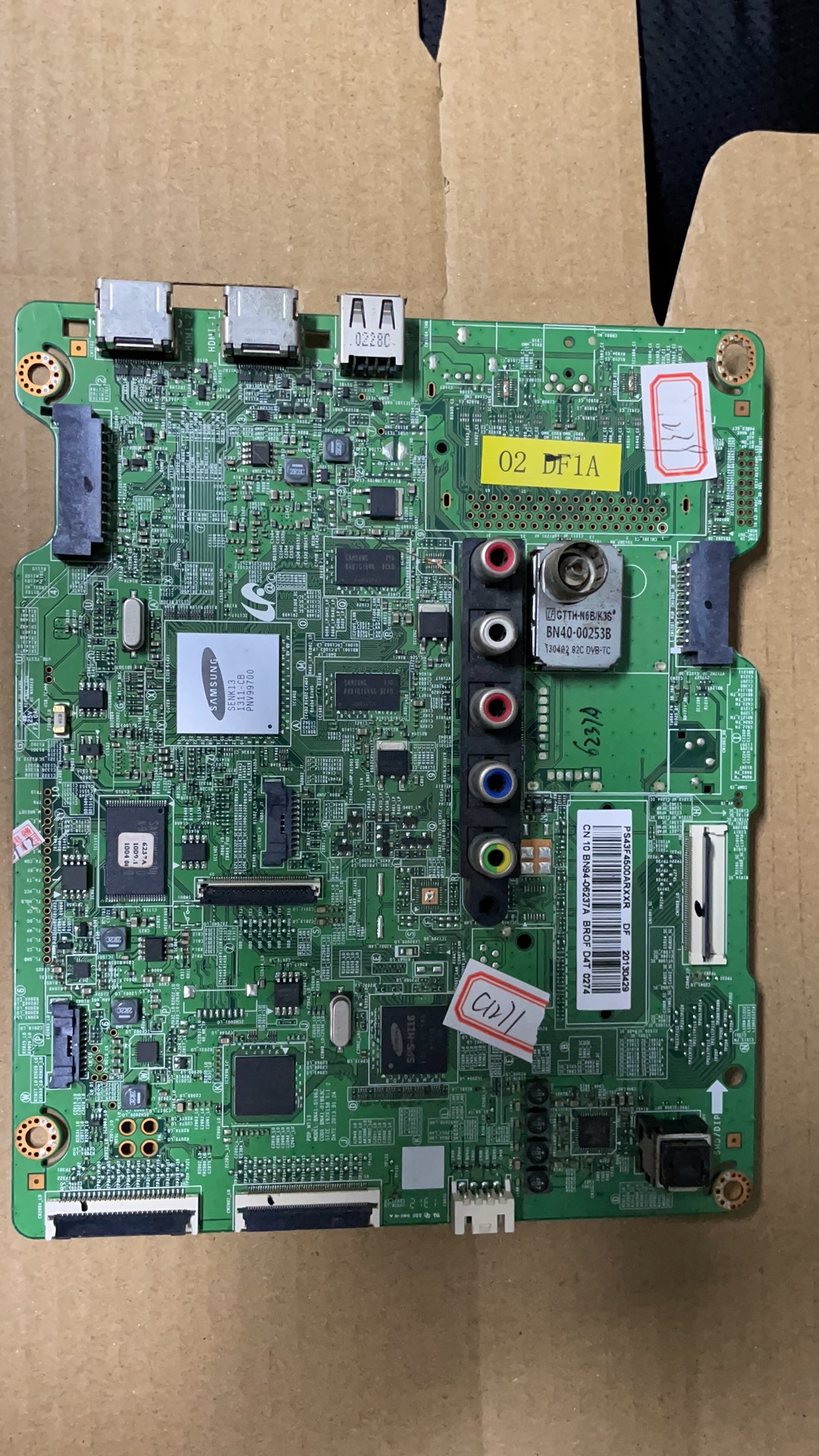 原装三星PS43F4500ARXXR主板BN41-01963C屏S43AX-YB02实物图拍