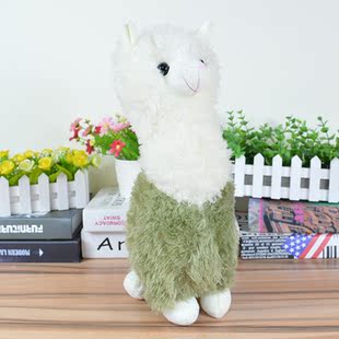 羊驼毛绒玩具草泥马布娃娃玩偶羊娃娃公仔神兽羊年吉祥物女生礼物