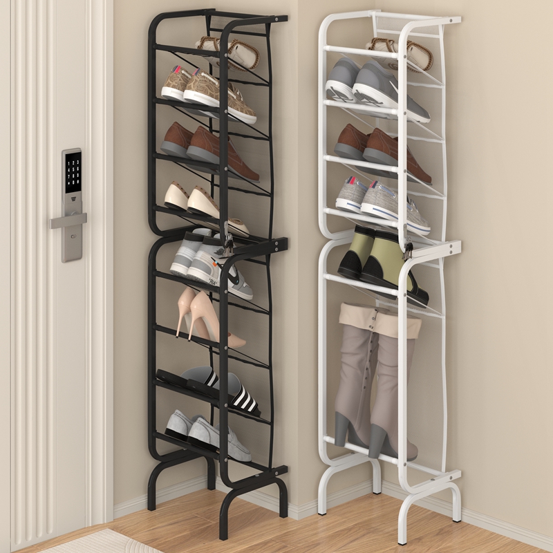 鞋架入门靠墙小窄鞋架子家用简易门口多层收纳鞋柜省空间宿舍出租