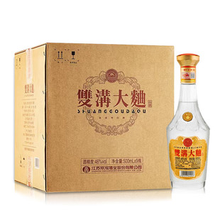 百亿 浓香型白酒纯粮食白酒 9瓶光瓶装 双沟大曲金奖46度500ML
