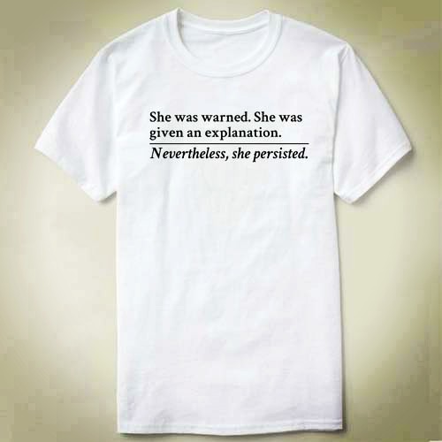 Nevertheless,shepersisted上衣文化衫DIYT-ShirtT恤衣服