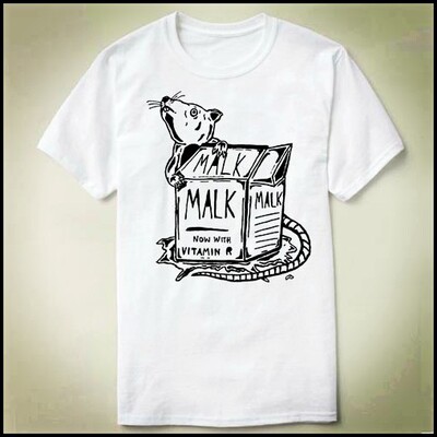 MALKNowWithVitaminR衣服个性DIYTee衣服T-ShirtT恤