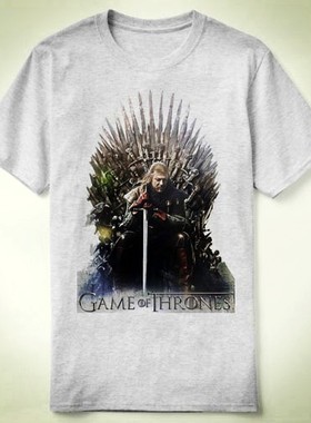 GameofThrones权力的游戏圆领新款上衣成人TeeT-ShirtT恤8