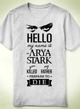 GameofThrones权力的游戏圆领新款上衣成人TeeT-ShirtT恤9