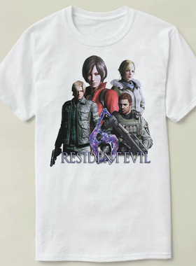 residentevil6biohazard生化危机6Shirt圆领衣服上衣T恤