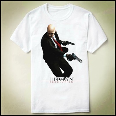 HITMAN47杀手47TeeShirt圆领衣服DIY来图上衣T恤班服