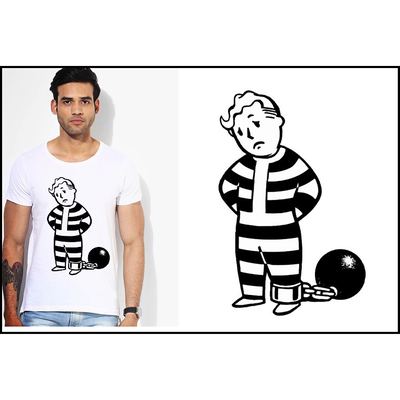 Fallout4vaultboy辐射4T-Shirt成人T恤班服上衣TEE圆领上衣23