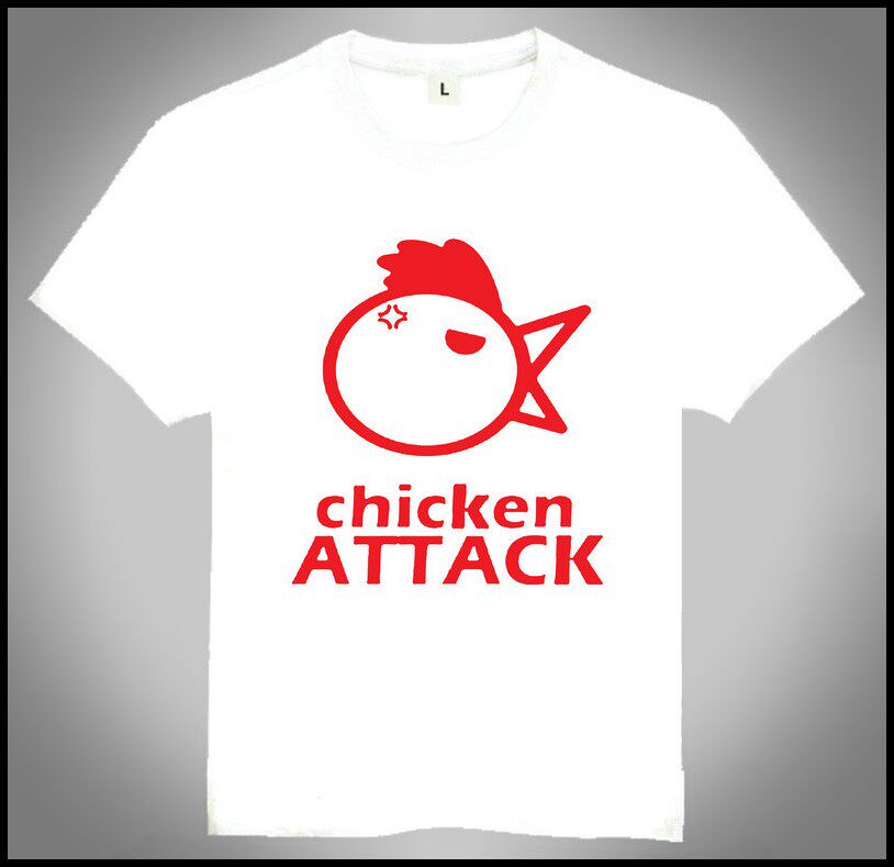 chickenattackt-shirt短袖日本洗脑神曲chickenattackt恤