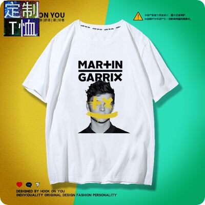 定制T恤男Martin印花休