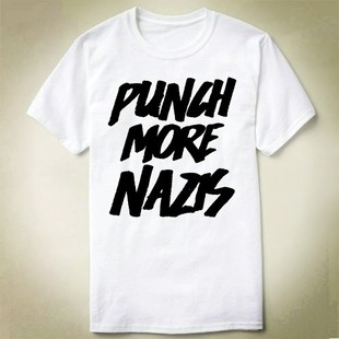 Tee 成人 Nazis T恤 Shirt funny DIY 定制 More Punch