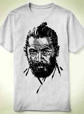 akira kurosawa 黑泽明 toshiro mifune三船敏郎 tee T-Shirt T恤