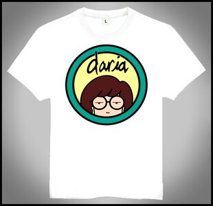 Daria T-shirt 拽妹黛薇儿 T恤  欧美潮流 白色 短袖 T恤 新款