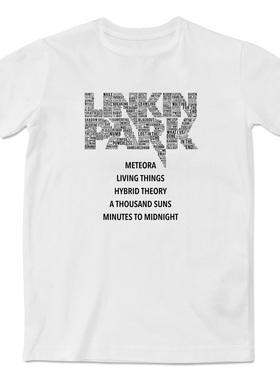 青少年休闲嘻哈摇滚街舞短袖T恤林肯公园Linkin Park新款男女