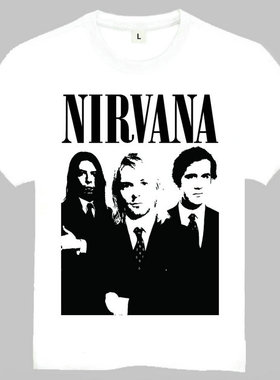 Nirvana T-shirt 涅磐乐队 T恤 欧美潮流T恤 Bad Time face