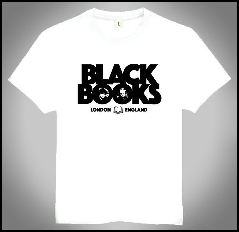 black books t-shirt 白色短袖 布莱克书店 t恤 欧美潮流t恤 新款