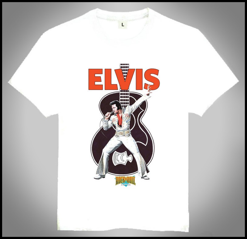 elvispresleyt-shirt猫王埃尔维斯普雷斯利t恤欧美潮流t恤