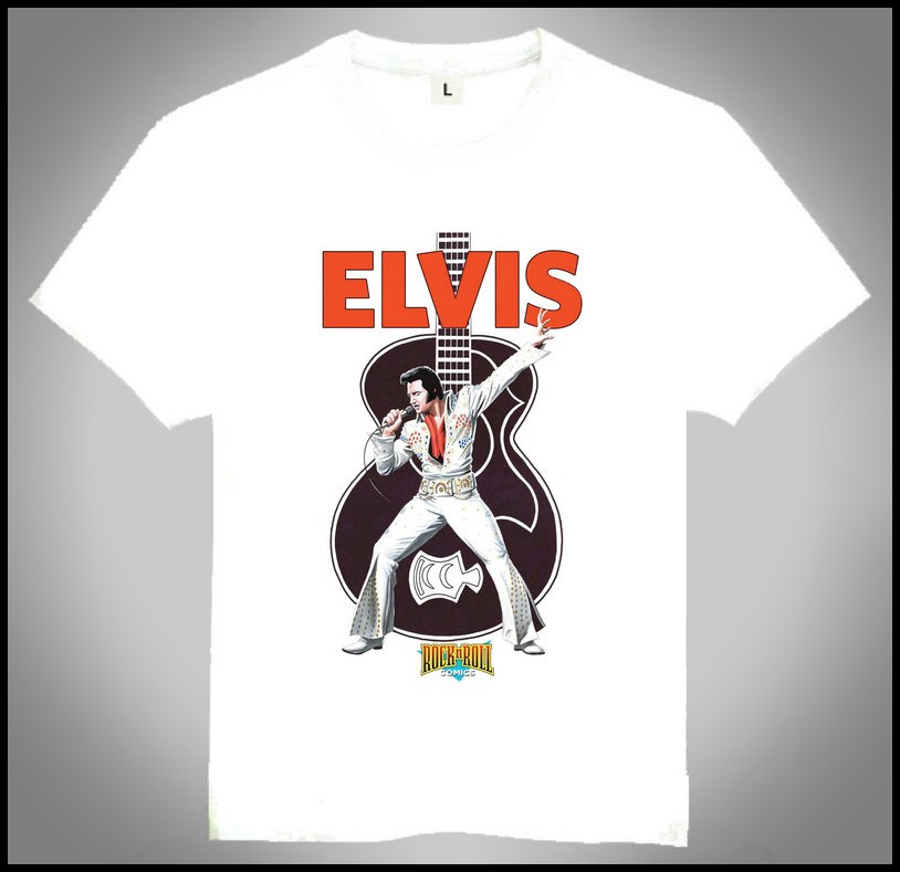 ElvisPresleyT-shirt猫王埃尔维斯普雷斯利T恤欧美潮流T恤