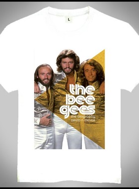 Bee Gees T-shirt 比吉斯乐队 T恤 欧美潮流T恤 白色比吉斯 T恤7