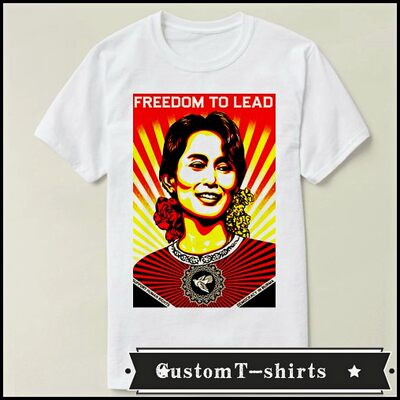 Aung San Suu Kyi 昂山素季 文化衫礼物男女 T恤T-shirt