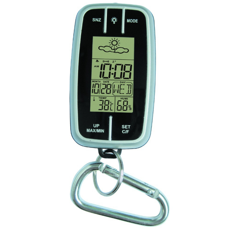 钥匙扣温度计湿度计指南针时间 气象站钟挂腰间便携迷你手电筒|msdalam kategori Aksesori rumah, hiasan loceng rumah/Jam Penggera, Jadual Jam/Jam Penggera - dari Buy2taobao.com untuk memberikan perkhidmatan ejen Taobao profesional membeli