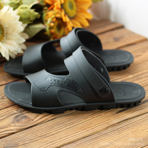 越南进口橡胶拖鞋男士夏季外穿