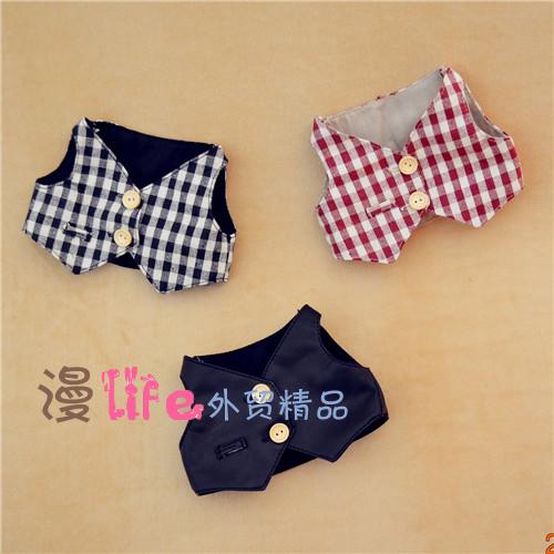 30cm马甲小熊定制logo玩偶衣服