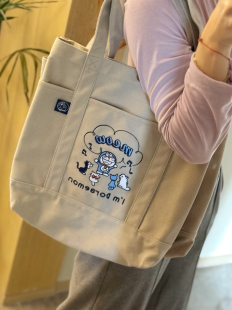 日单动漫卡通高密度重工刺绣款 偶有瑕疵介意wu拍 帆布包单肩包