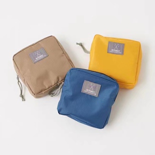 万物皆可收纳出口日本Actually客供尼龙防水两种造型化妆包收纳包