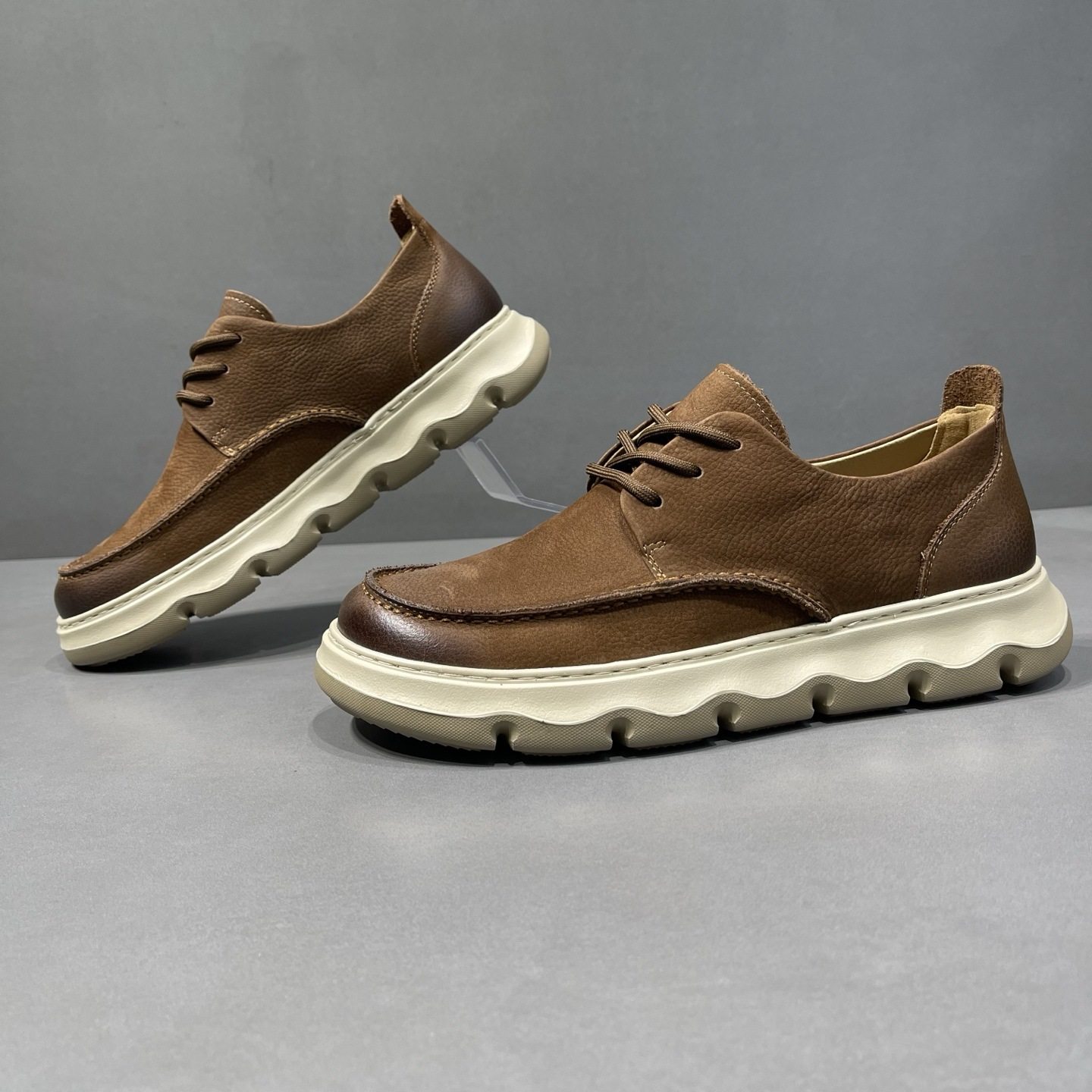 男士复古头层牛皮豆豆鞋男款轻便英伦乐福鞋2026春款休闲单鞋男,流行男鞋,乐福鞋（豆豆鞋）,淘宝优惠券,粉丝福利购,淘宝优惠卷